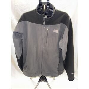 Men’s North Face Soft Shell Jacket Black/Gray‎ Size: XL